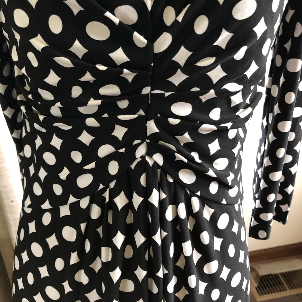 Leslie Fay geometric dress. Excellent condition - Picture 3 of 5